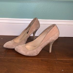 Velvet Snakeskin Heels